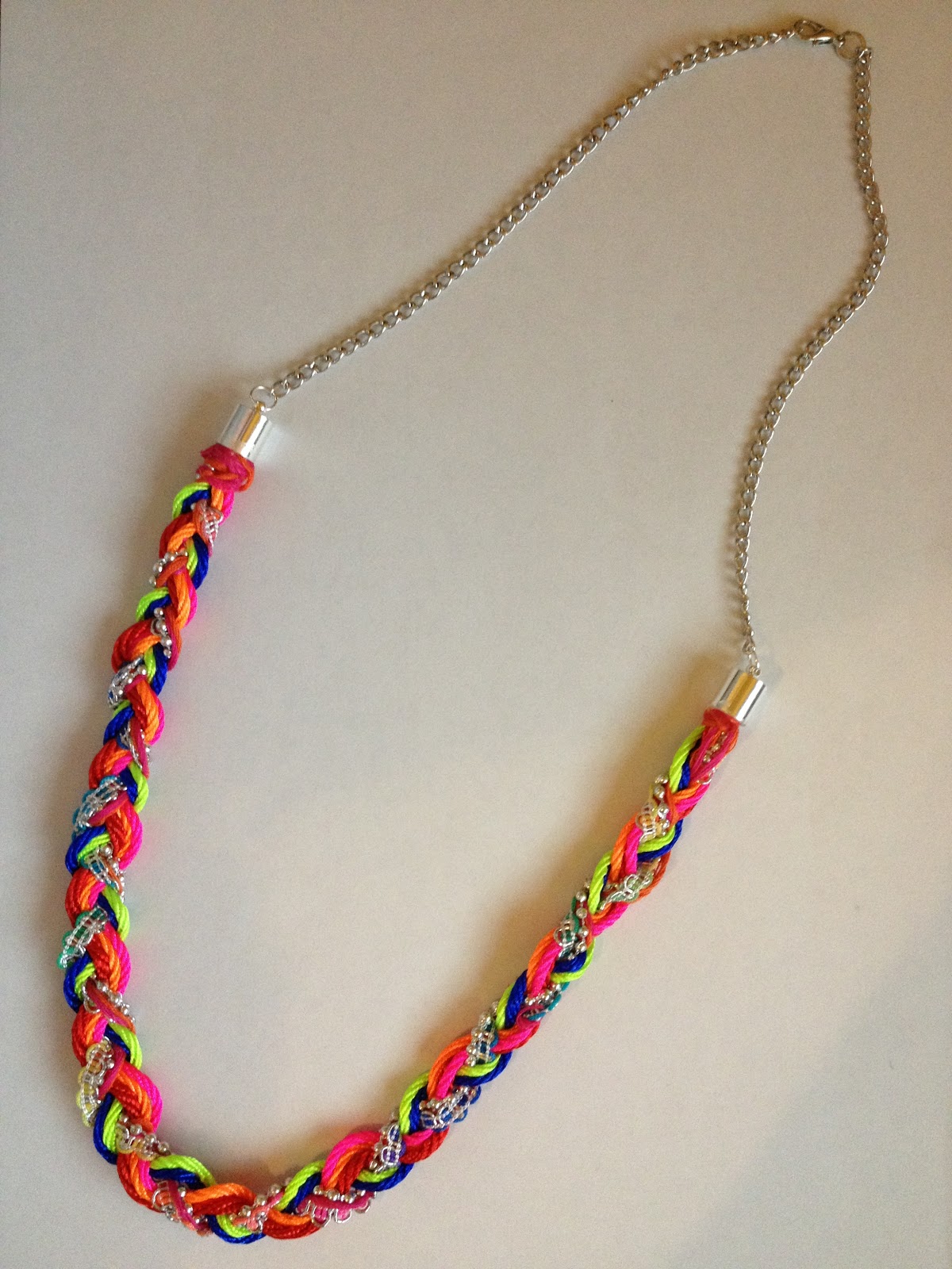 GirlyHideaway DIY BRAID NECKLACE