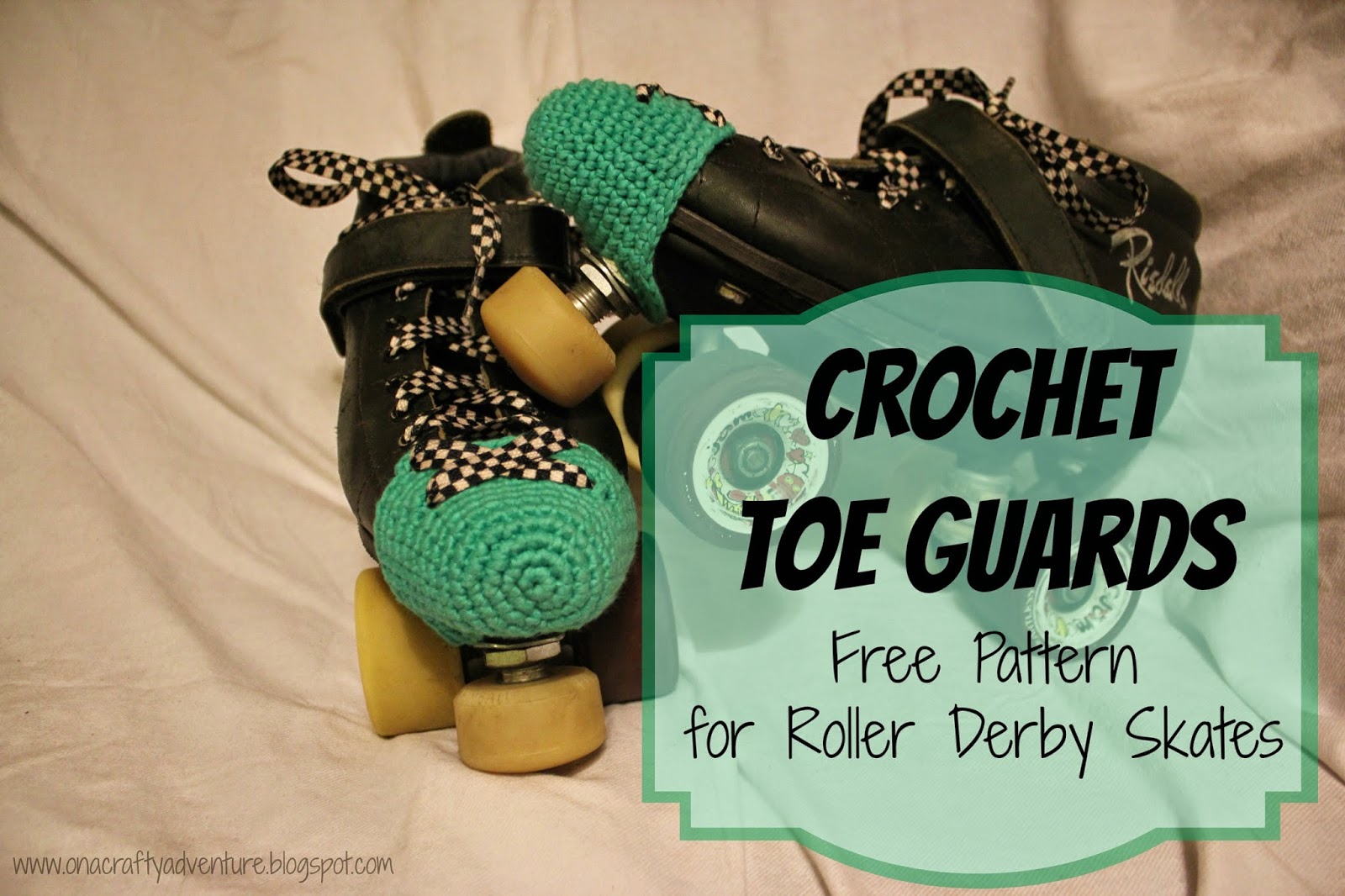 On A Crafty Adventure: Crochet Toe Guard Pattern for Roller Skates