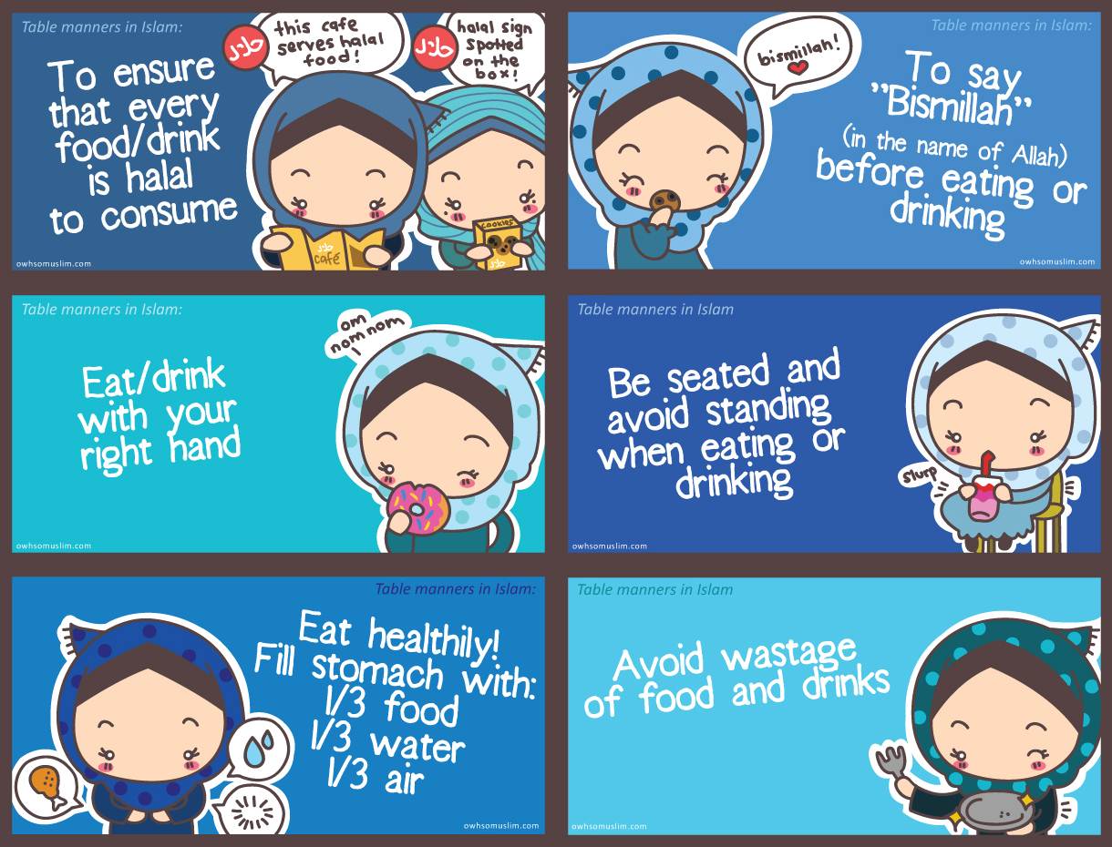 aulauliaulia Table Manners In Islam