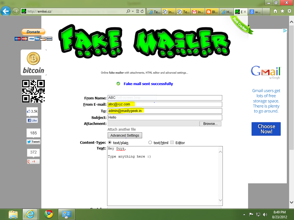 Fake Email Sender Software