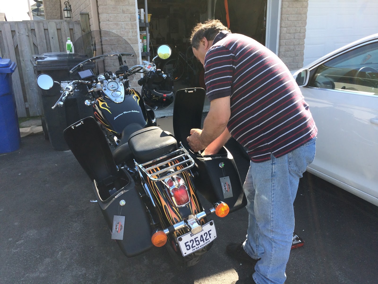 Life on two wheels Project report Installing Viking Lammelar