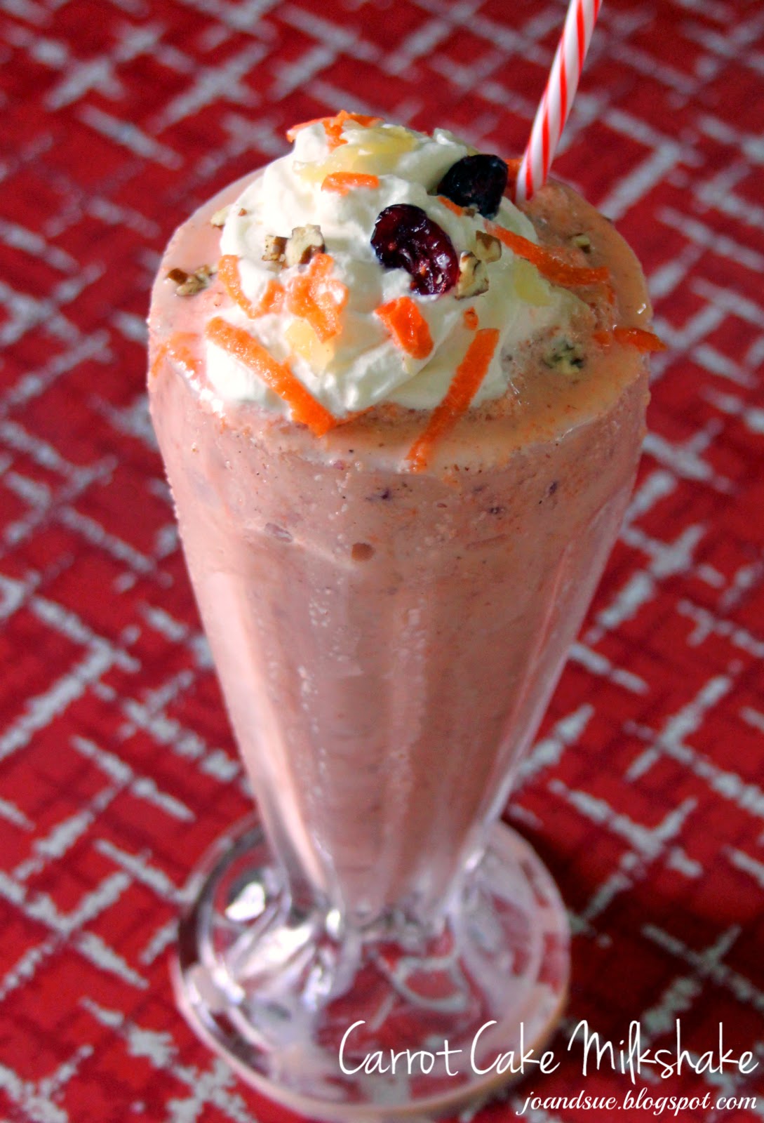 Jo and Sue Skinny Carrot Cake Milkshake