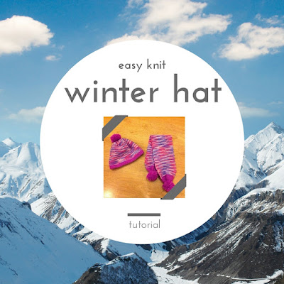 easy knit winter hat tutorial easy knit winter hat tutorial