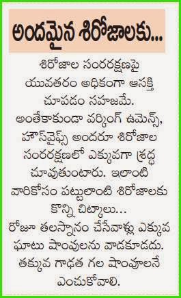 Telugu Web World Tips For Beautiful Long Hair In Telugu
