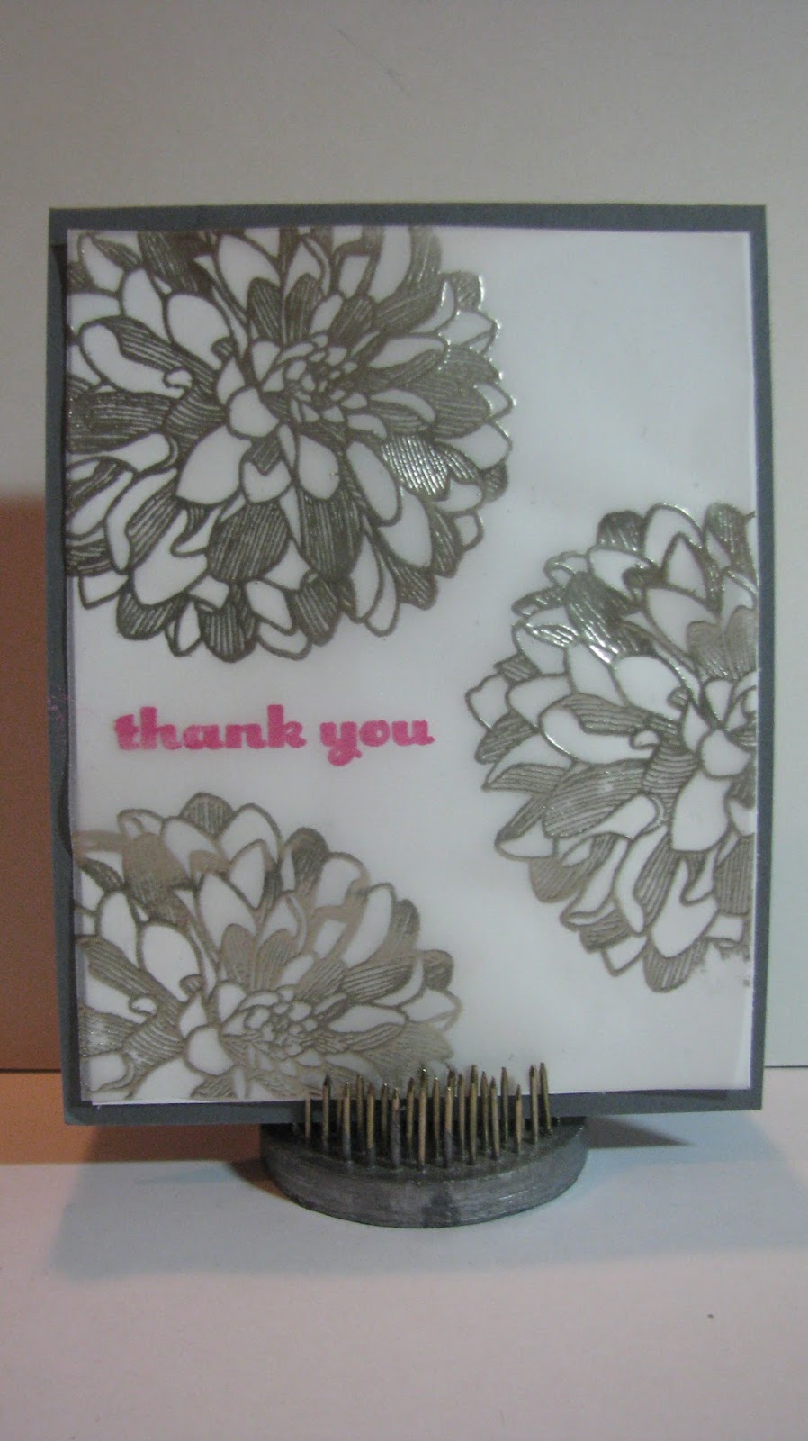 Happy 2 Scrap 4 Life Embossing on Vellum