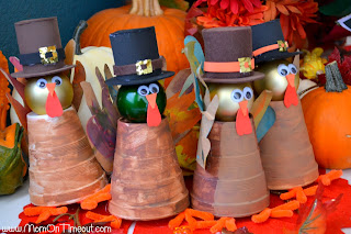 Get ready for Thanksgiving with these imaginative Pilgrim Turkeys!  A great craft for all ages. | MomOnTimeout.com