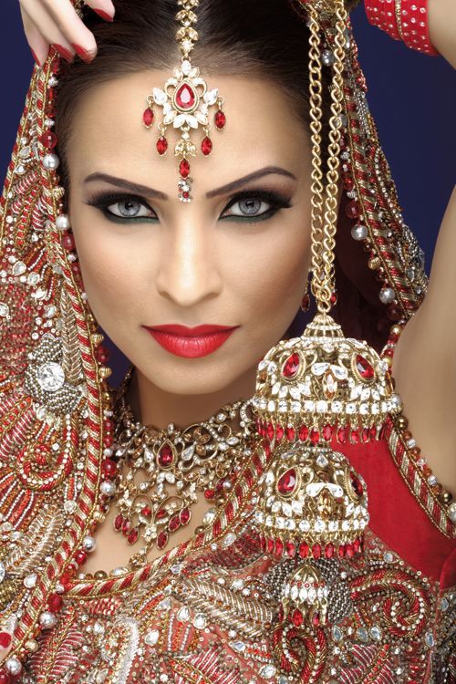 new south Asian bridal makeup for 2016 ~ Just Bridal