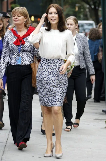 Crown Princess Mary in New York on September the 27 to 29 for among others events to participate in a number of activities related to the UN General Assembly