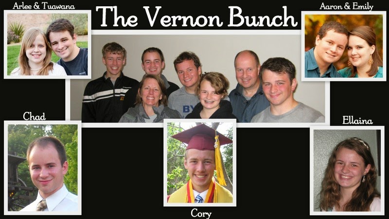 Brent & Tina Vernon Family Blog