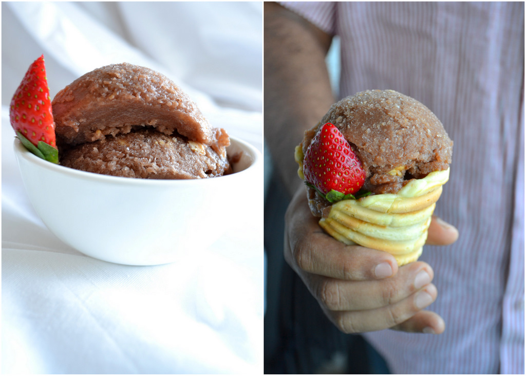 VEGAN CHOCOLATE ICE CREAM / RICE MILK CHOCOLATE ICECREAM kurryleaves