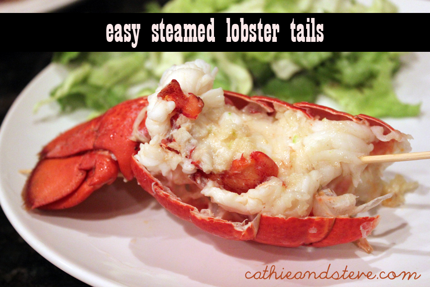 Prepare Lobster Tails Steamed