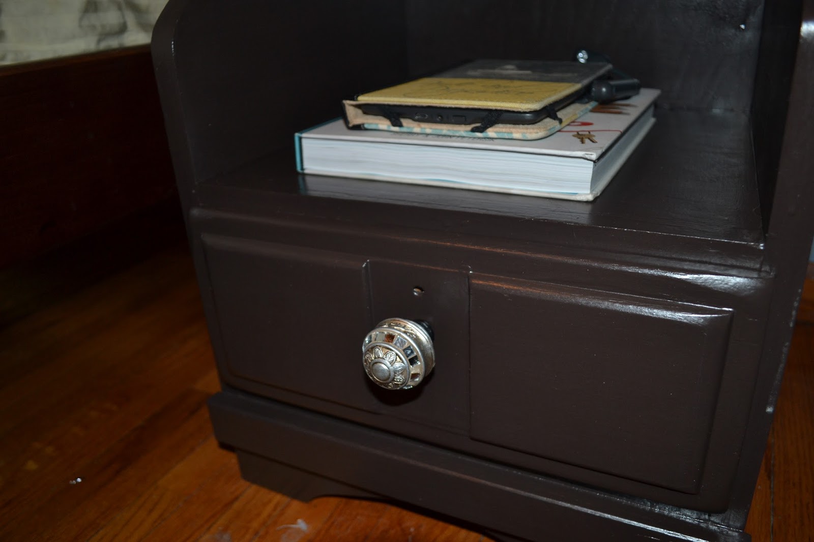 Our House in the Middle of Our Street Nightstand Makeover
