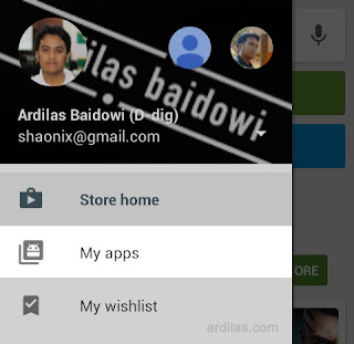Menu My apps - Cara Uninstall / Hapus Aplikasi Game Konflik Kastil Android