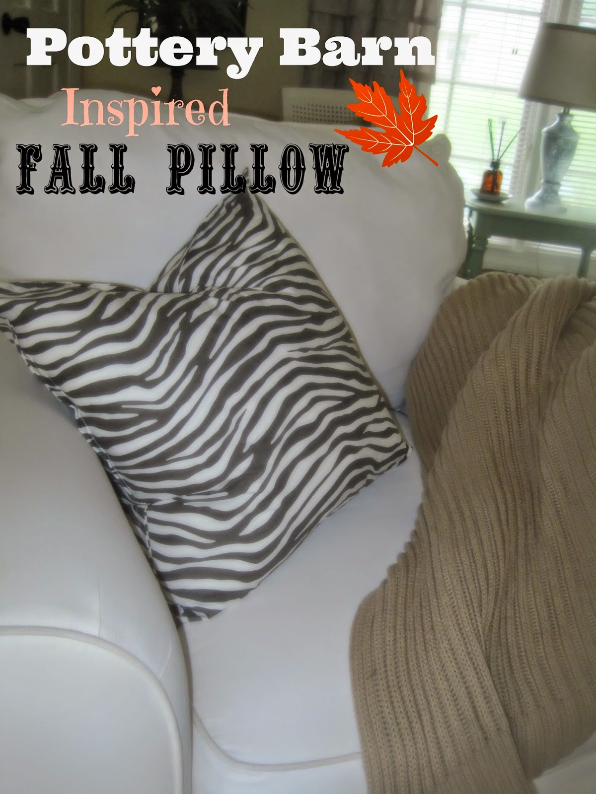 Decorated Chaos No Sew Pottery Barn Knockoff Pillow