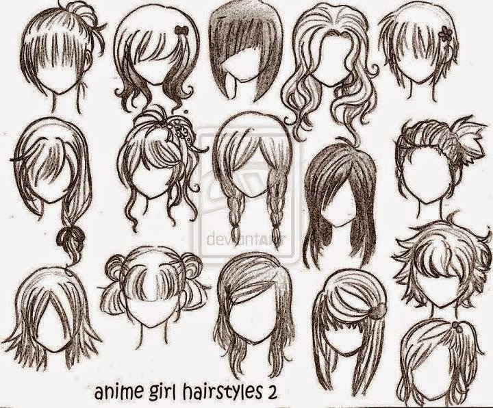 FOTO GAYA RAMBUT ANIME | GBNe