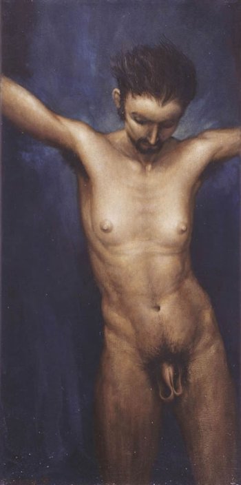 james guppy pinturas bizarras seres nus genitálias estranhas