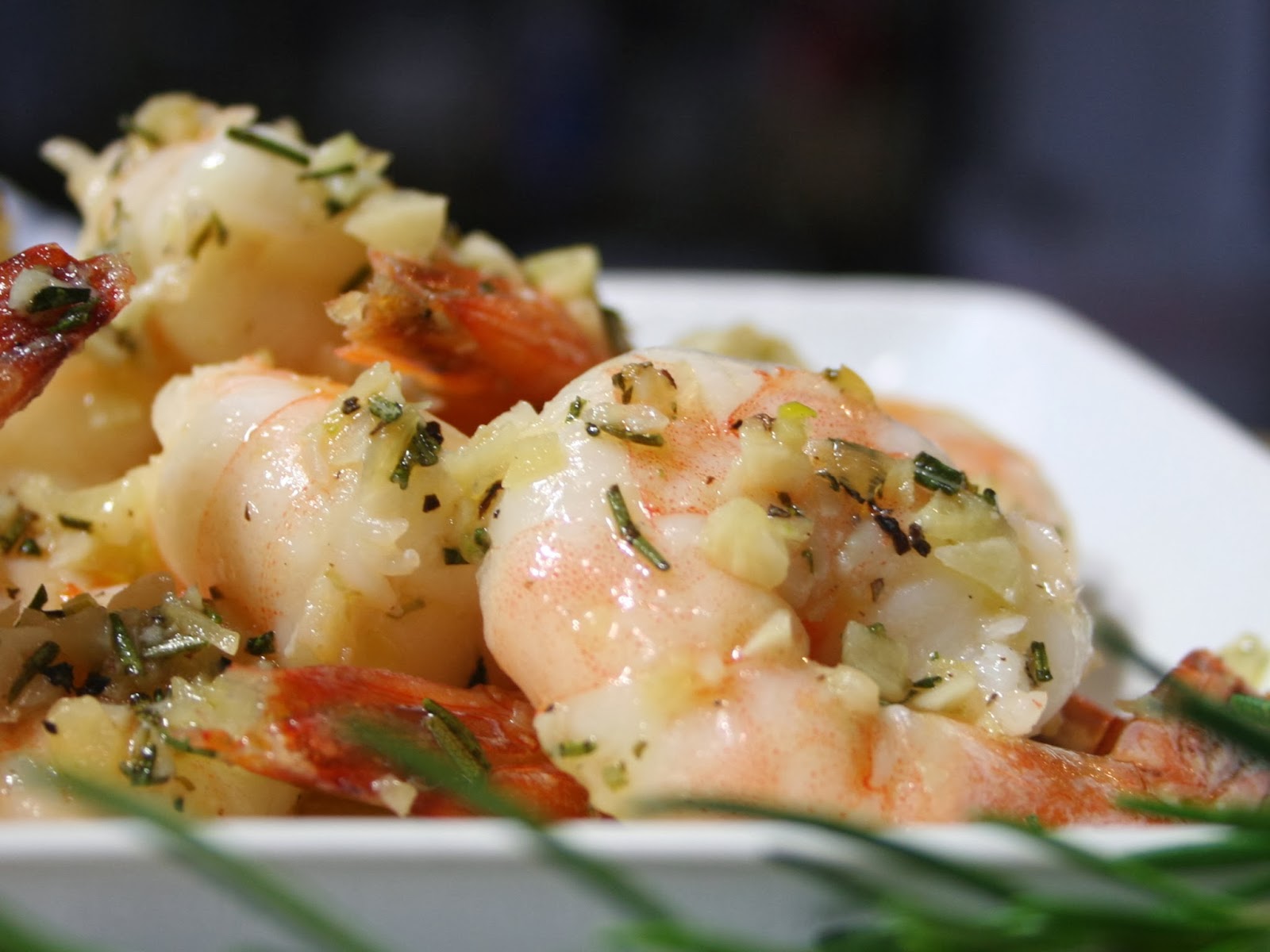 Just A Darling Life: Sauteed Shrimp in Butter, Garlic, and Rosemary