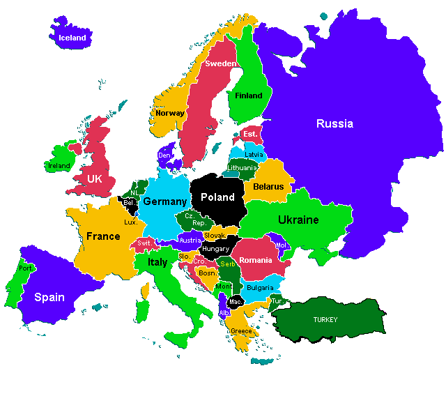 Mapa Da Europa