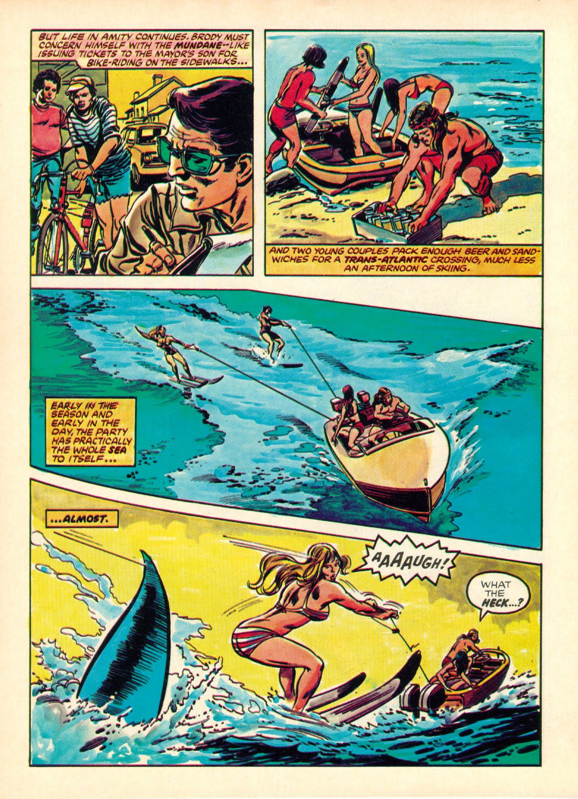 Diversions of the Groovy Kind: Remembering Gene Colan: Jaws 2 by