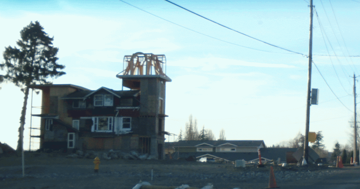 My View of the Honeypot Ferndale Mystery Mansion aka THE CLOCK TOWER