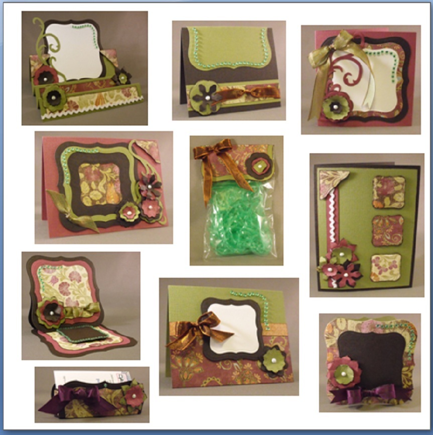 In Rosie's Book Simple Card Art with Die Cuts Spellbinders Labels One