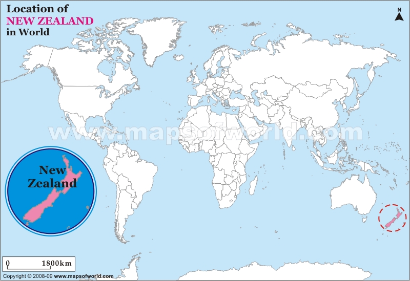 First thing to know where is New Zealand
