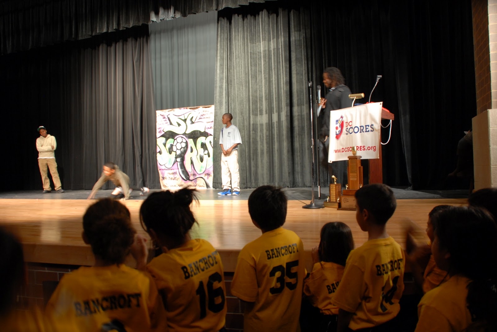 DC SCORES Inside Bancroft Elementary Part 5 Showtime at the Poetry Slam!