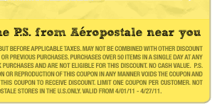 Aeropostale Coupons and Deals Aeropostale Coupons and Deals