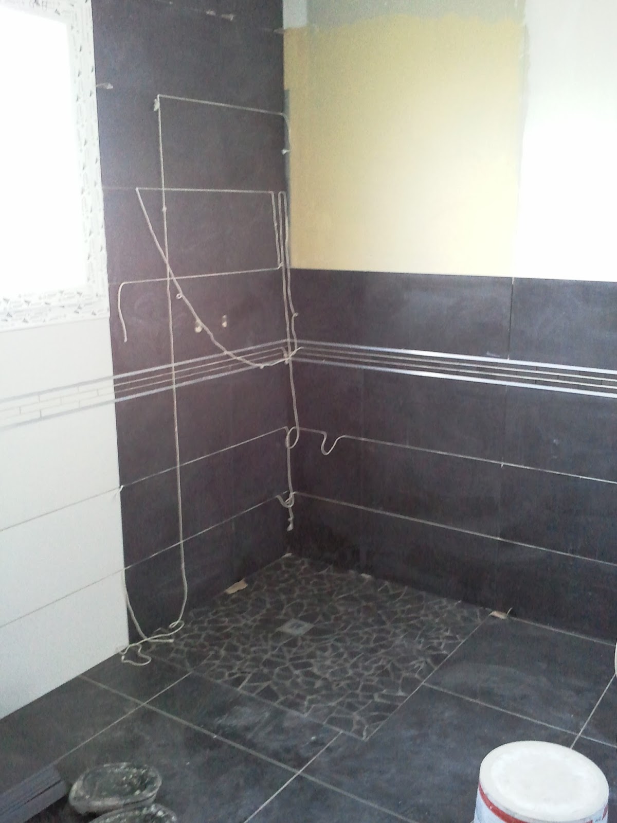 Salle De Bain Bois Beige Blanc Gris Avec Douche Italienne Douche Salle De Bain Bois Beige Blanc Gris Avec Douche Italienne Douche