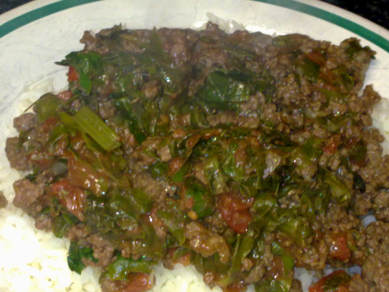 Sustainable Sisters Team: Minced Beef and Spinach Curry