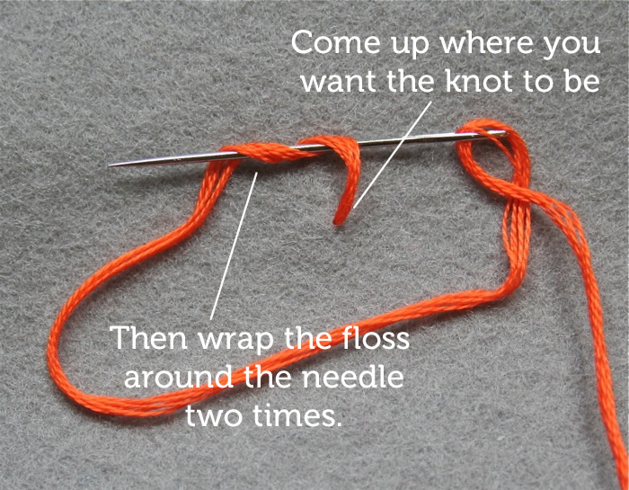 mmmcrafts how to french knots