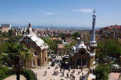 Exciting view of Barcelona