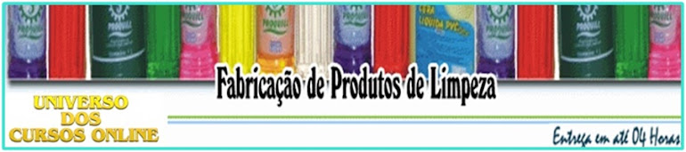 →Curso Completo de Fabricação de Produtos de Limpeza e Higiene