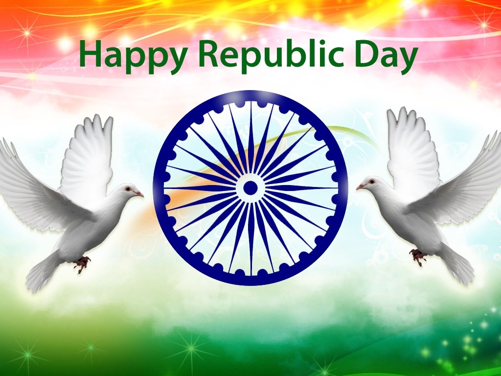 Free Download Wallpaper HD : happy republic day india,happy 26 january