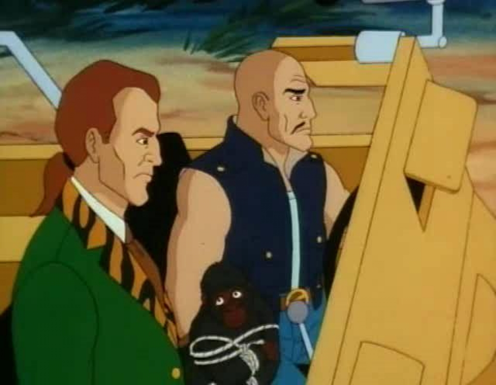 Cartoon Characters Captain and the