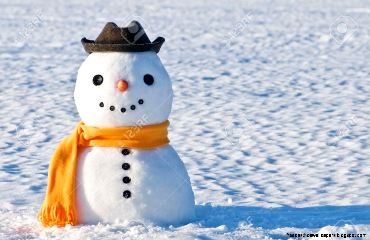 Cute Snowman On Snowy Field Stock Photo Picture And Royalty Free Cute Snowman On Snowy Field Stock Photo Picture And Royalty Free