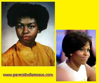 Michelle Obama antes y después Michelle Obama antes y después