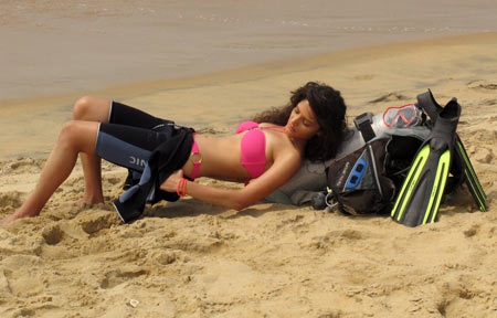 Kingfisher Swimsuit Calendar 2012 Making1 - The making of the Kingfisher Swimsuit Calendar 2012