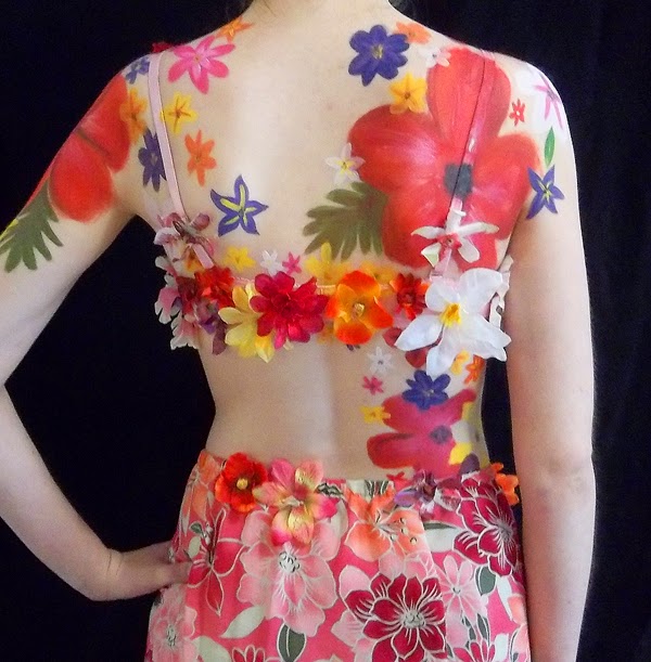 Body Painting Flower 2014