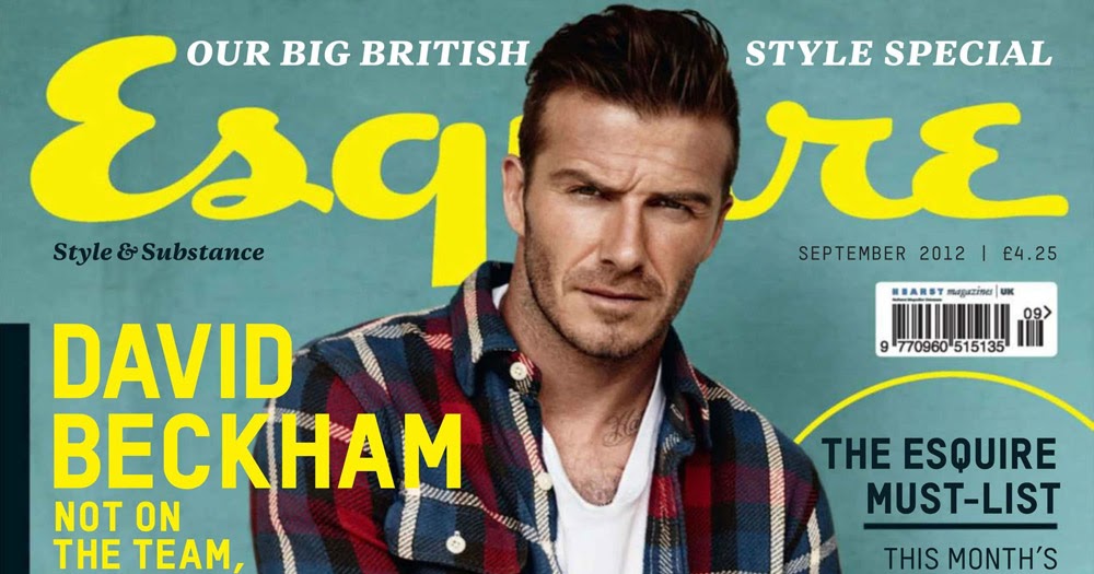 moodboard: Look of the Day: David Beckham in Plaid