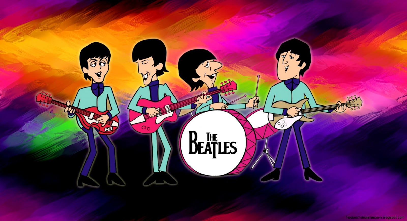 Beatles Cartoon Desktop Beatles Cartoon Desktop