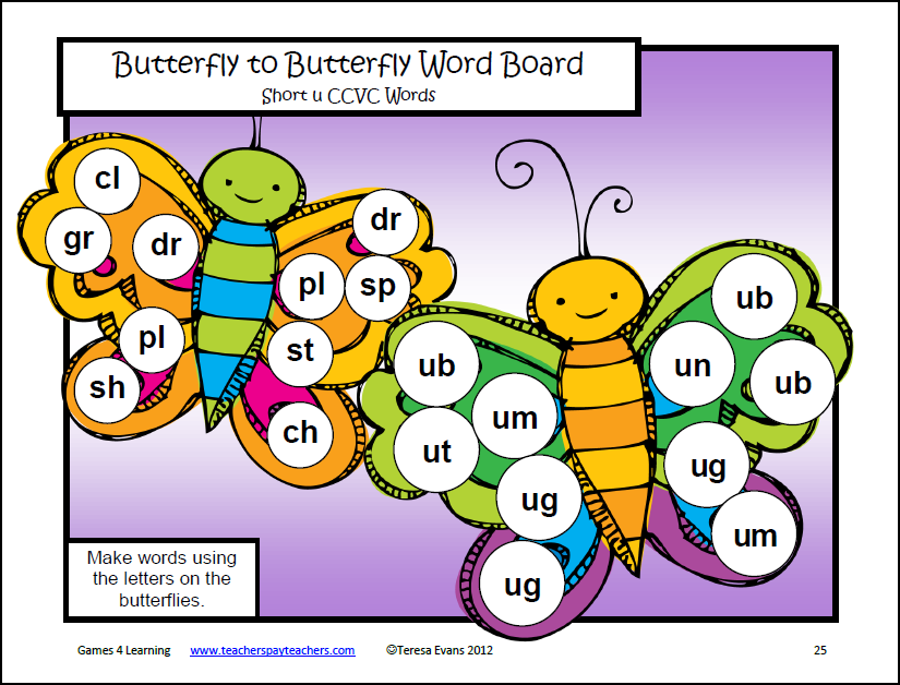 Fun Games 4 Learning I Call These Word Boards!