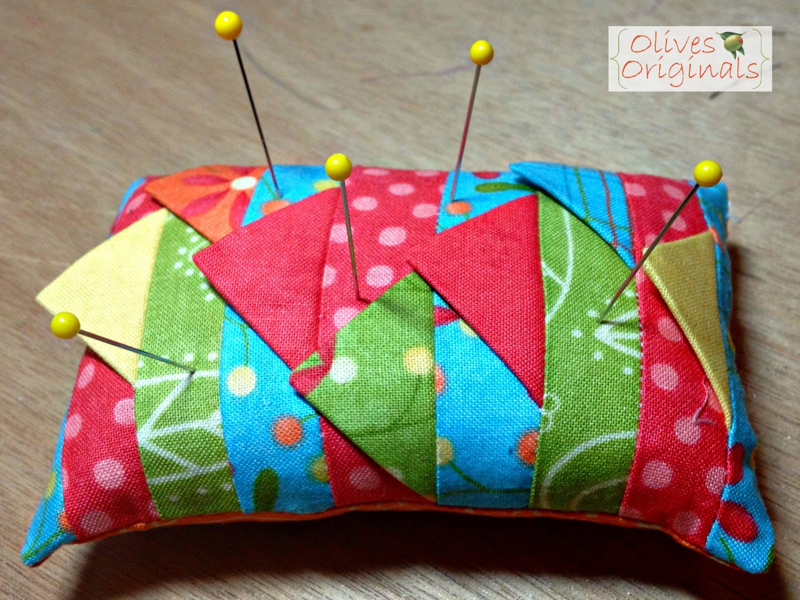 Olives Originals Prairie Point Pin Cushion