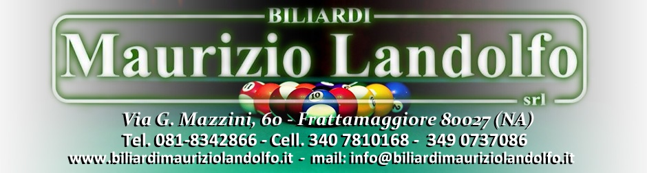 SPONSOR UFFICIALE BILIARDI