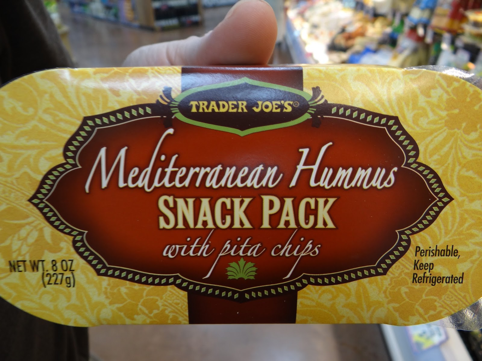 Trader Joe's 365 Day 154 Mediterranean Hummus Snack Pack