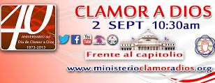 Día de Clamor a Dios 2013