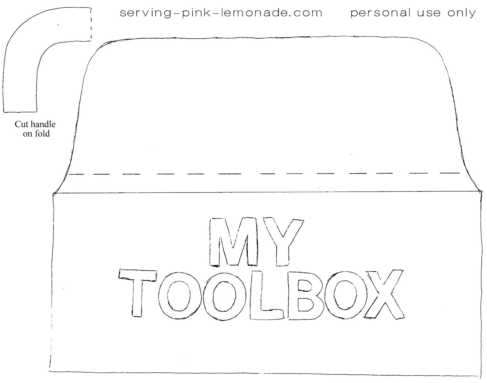 Printable Tool Box Craft
