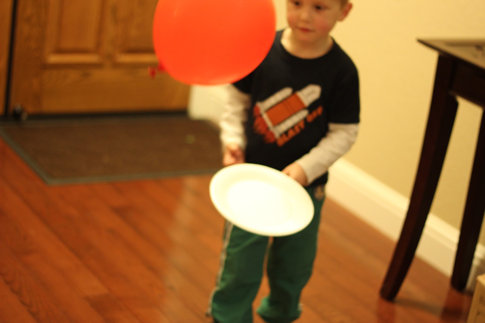 Toddler Approved! Active Indoors Balloon Tennis