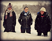Friends and snow
