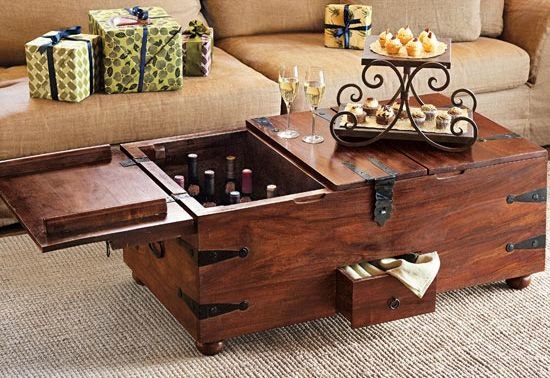 Arts Decoration Trunk Coffee Tables